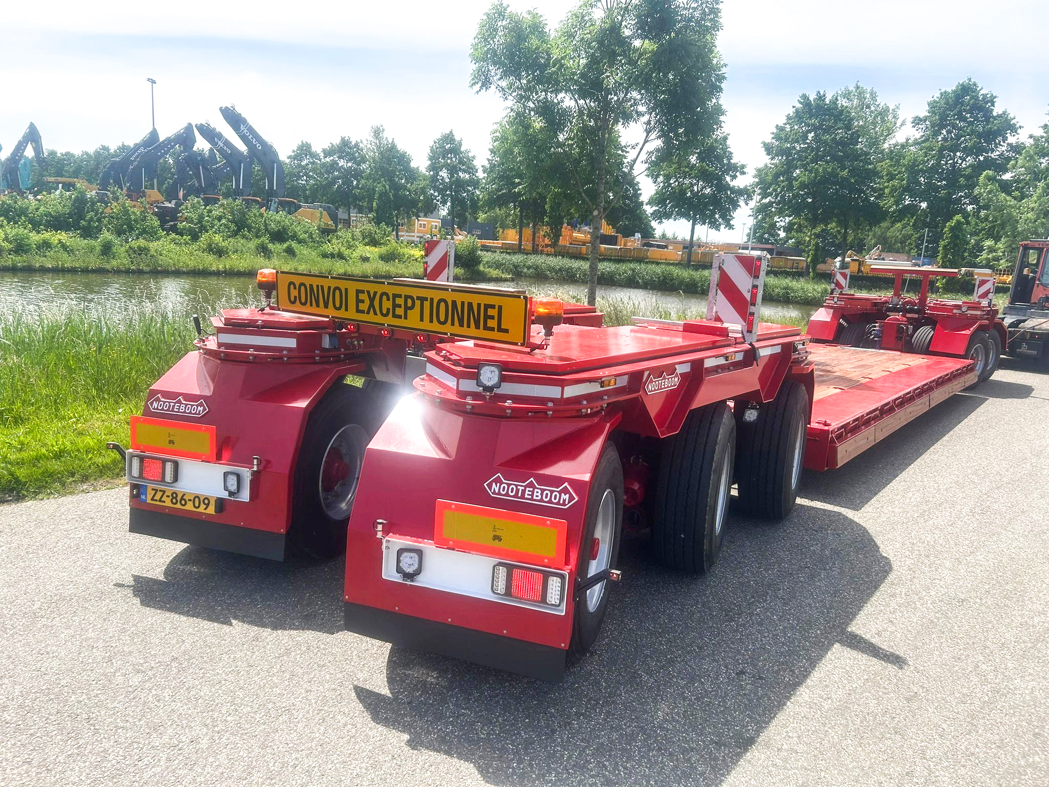 Nooteboom Adban 80 volledig gereviseerd en voorzien van Ebs E remsysteem en ASA 3 besturingssysteem door JB Remervice.