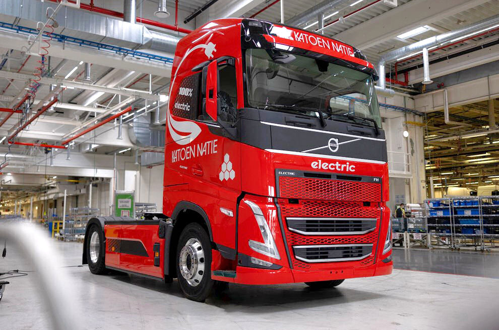 Volvo FH electric i ”Miles Challenge” - Trailer